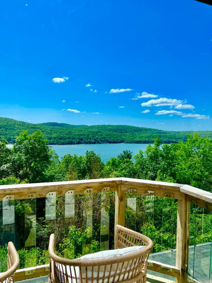 Lake view from the deck